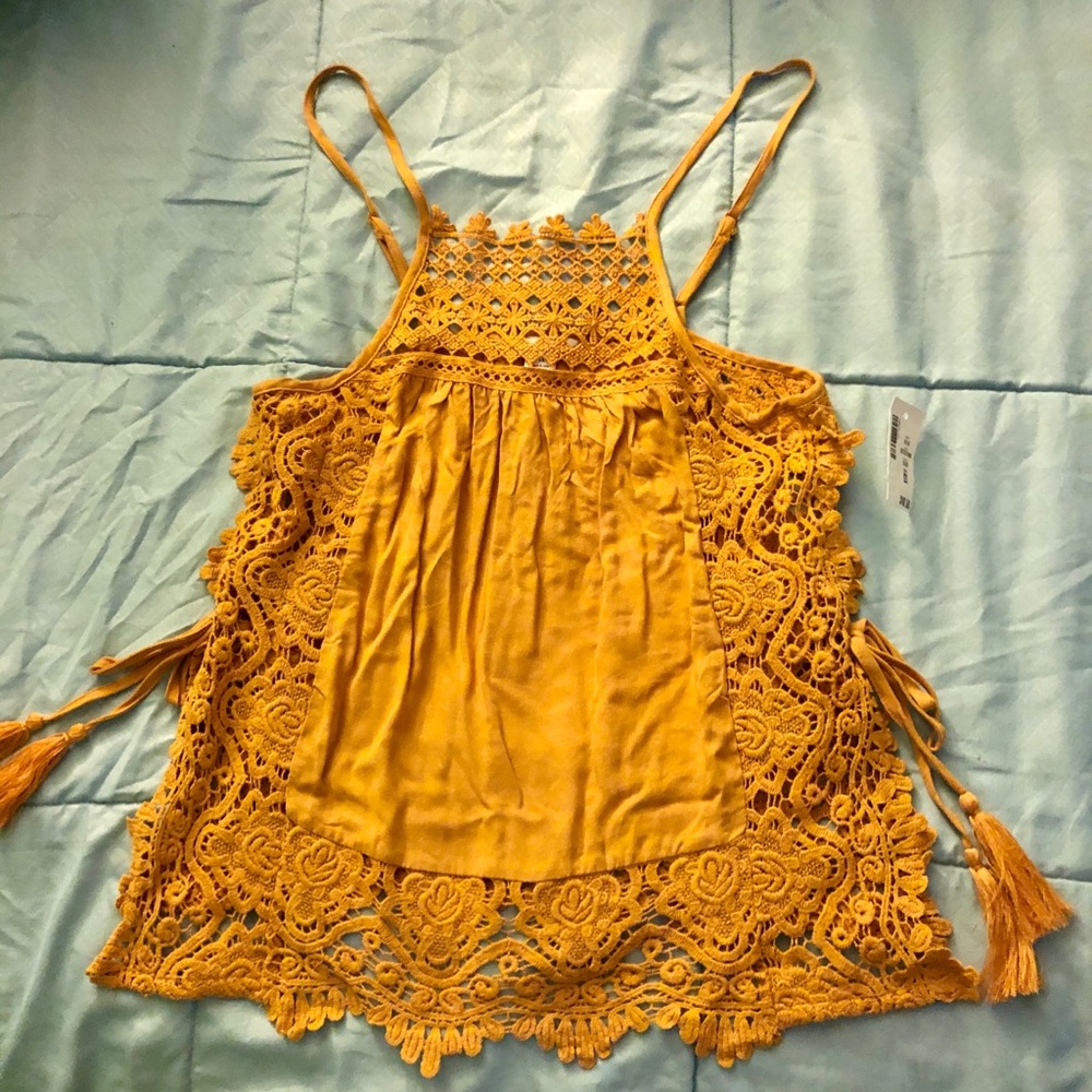 New Aeropostale Lacy side-tie tank
